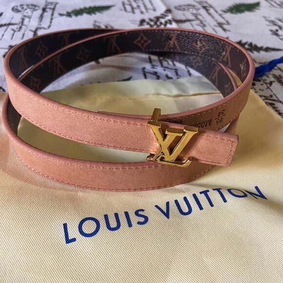 Louis Vuitton Monogram Reversible Belt Pink & Brown 80cm / 32in 🌸 - Picture 2 of 6